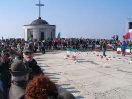 Cerimonia a Cima Grappa