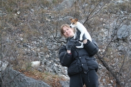 Foto di arrampicata in falesia 