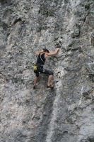 Foto di arrampicata in falesia 