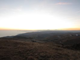 26 dicembre 2015 camminata in Grappa al tramonto e ricognizione Carlo