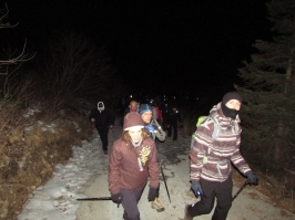 Camminata al Tramonto in Grappa e ricognizione di Carlo e Barbara