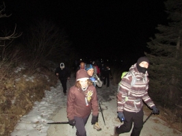 Camminata al Tramonto in Grappa e ricognizione di Carlo e Barbara