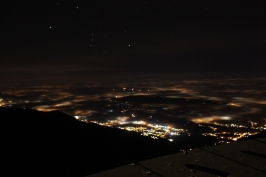 26 dicembre 2015 camminata in Grappa al tramonto e ricognizione Carlo