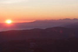 Camminata al Tramonto in Grappa e ricognizione di Carlo e Barbara