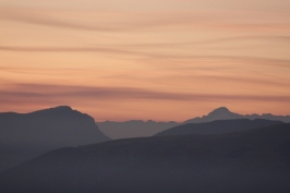 Camminata al Tramonto in Grappa e ricognizione di Carlo e Barbara