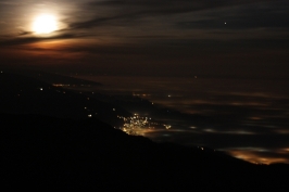 26 dicembre 2015 camminata in Grappa al tramonto e ricognizione Carlo