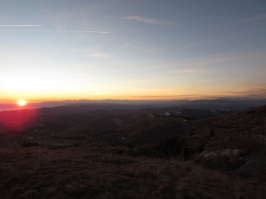 26 dicembre 2015 camminata in Grappa al tramonto e ricognizione Carlo