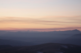 Camminata al Tramonto in Grappa e ricognizione di Carlo e Barbara