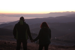 Camminata al Tramonto in Grappa e ricognizione di Carlo e Barbara