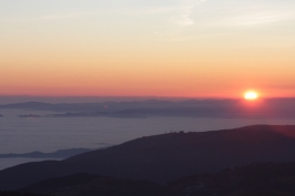 Camminata al Tramonto in Grappa e ricognizione di Carlo e Barbara