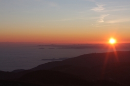 Camminata al Tramonto in Grappa e ricognizione di Carlo e Barbara