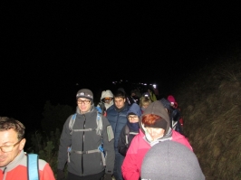 Camminata al Tramonto in Grappa e ricognizione di Carlo e Barbara