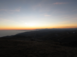 26 dicembre 2015 camminata in Grappa al tramonto e ricognizione Carlo