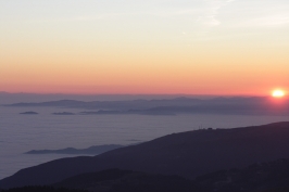 Camminata al Tramonto in Grappa e ricognizione di Carlo e Barbara