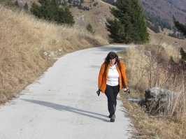 Camminata al Tramonto in Grappa e ricognizione di Carlo e Barbara