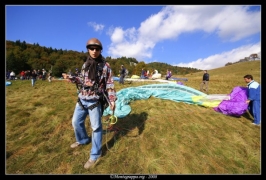 Foto campetto prova di parapendio