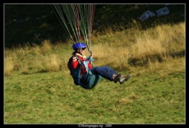 Foto campetto prova di parapendio