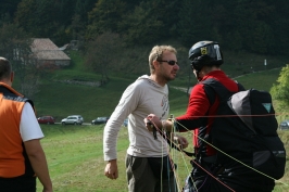 Foto campetto prova di parapendio