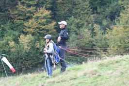 Foto campetto prova di parapendio