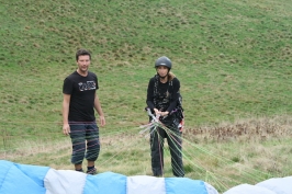 Foto campetto prova di parapendio