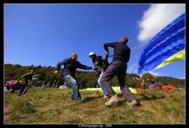 Foto campetto prova di parapendio