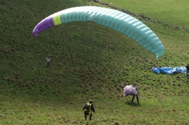 Foto campetto prova di parapendio