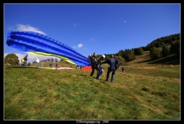 Foto campetto prova di parapendio