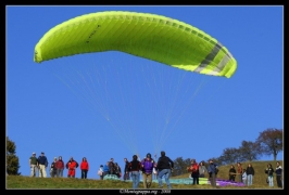 Foto campetto prova di parapendio