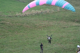 Foto campetto prova di parapendio