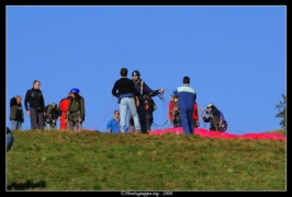 Foto campetto prova di parapendio