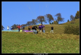 Foto campetto prova di parapendio