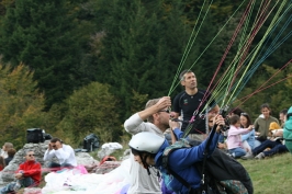 Foto campetto prova di parapendio