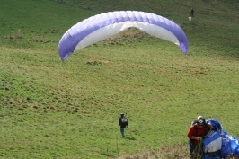 Foto campetto prova di parapendio