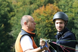 Foto campetto prova di parapendio