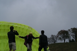 Foto campetto prova di parapendio