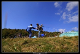 Foto campetto prova di parapendio