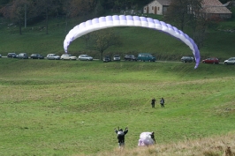 Foto campetto prova di parapendio