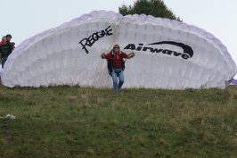 Foto campetto prova di parapendio