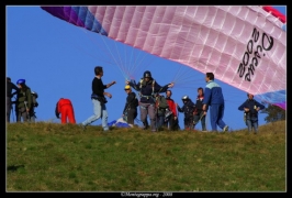 Foto campetto prova di parapendio