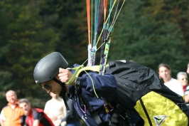 Foto campetto prova di parapendio