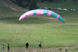 Foto campetto prova di parapendio