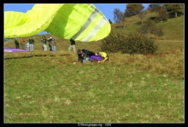 Foto campetto prova di parapendio