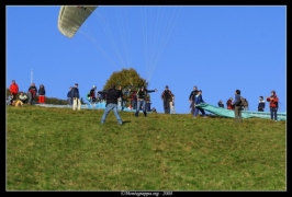 Foto campetto prova di parapendio