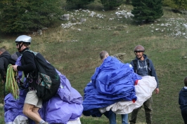 Foto campetto prova di parapendio