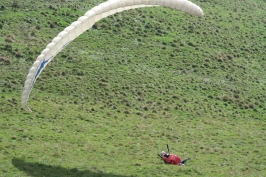 Foto campetto prova di parapendio