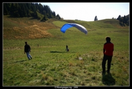 Foto campetto prova di parapendio