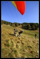 Foto campetto prova di parapendio