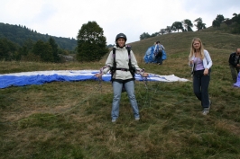 Foto campetto prova di parapendio