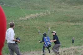 Foto campetto prova di parapendio