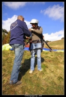 Foto campetto prova di parapendio